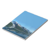 カレッジフィヨルドII美しいアラスカ写真 ノートパッド (回転)