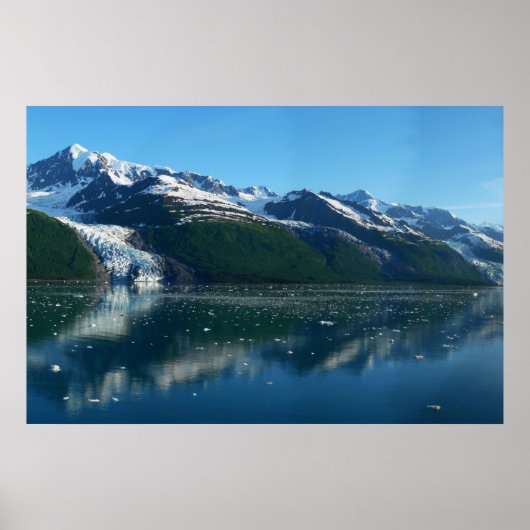 カレッジフィヨルドII美しいアラスカ写真 ポスター (正面)
