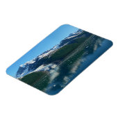 カレッジフィヨルドII美しいアラスカ写真 マグネット (左側)