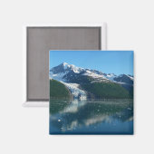 カレッジフィヨルドII美しいアラスカ写真 マグネット (正面/裏面)