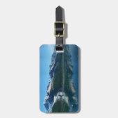 カレッジフィヨルドII美しいアラスカ写真 ラゲッジタグ (正面縦)