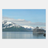 カレッジフィヨルドII美しいアラスカ写真 ラッピングペーパーシート (正面3)