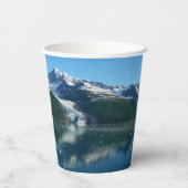 カレッジフィヨルドII美しいアラスカ写真 紙コップ (裏面)