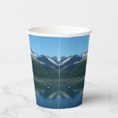 カレッジフィヨルドII美しいアラスカ写真 紙コップ (右)