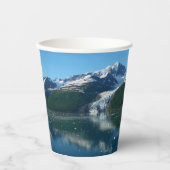カレッジフィヨルドII美しいアラスカ写真 紙コップ (正面)