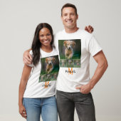 カレッジフォトモノグラムスクリプト名ユニセックスカスタム Tシャツ (ユニセックス)