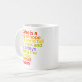 カレッジフットボール土曜日コーヒーマグ コーヒーマグカップ (正面左)