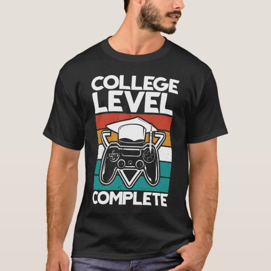 カレッジレベルの完了 – ゲーム Tシャツ (正面)