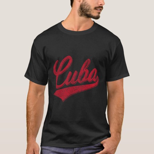 カレッジ風スクリプトClicスポーツジャージスタイル Tシャツ (正面)