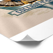 カレッジ:ホークロゴ ポスター (角)