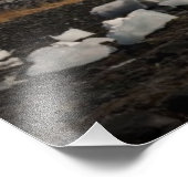 カレッ白熱［赤熱］光を放つジ・フィヨルド フォトプリント            (角)