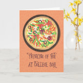 カレッ考えジピザの息子さん カード (黄色い花)