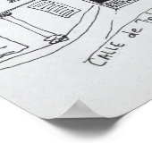 カレドトレドショッピング通り，マドリード，スペイン ポスター (角)