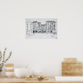 カレドトレドショッピング通り，マドリード，スペイン ポスター (キッチン)