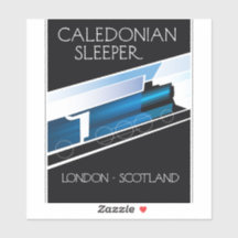 カレドニアン・スリーパー ロンドン スコットランド 旅行 ポスター