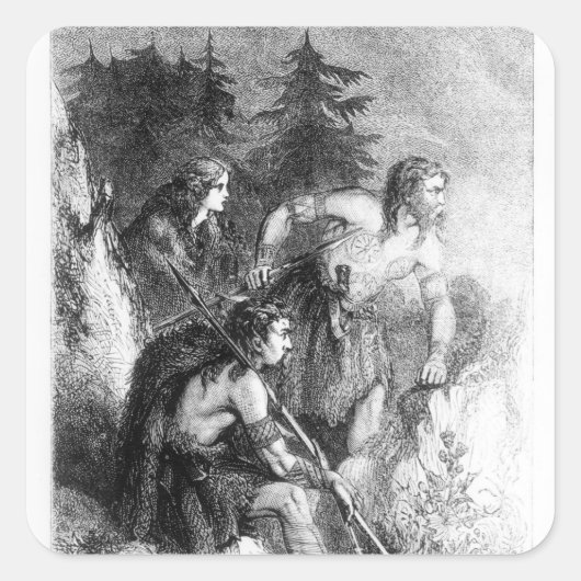 カレドニア人またはピッツ スクエアシール (正面)