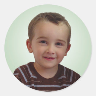 カレブの顔シール ラウンドシール