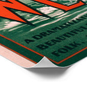 "カレブウェスト"ライトハウスニューイングランド海フォーク ポスター (角)