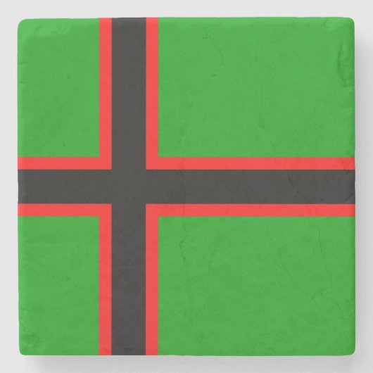カレリアの国旗 ストーンコースター (正面)