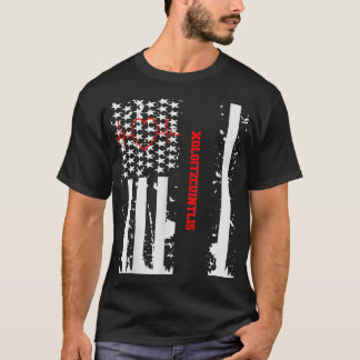 カレリアンベアードッグドッググラフィックwithヴィンテージUSA Fla Tシャツ