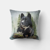 カレリアンベアードッグ クッション (正面)