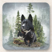 カレリアンベアードッグ コースター (正面)