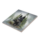 カレリアンベアードッグ タイル (側面)