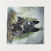 カレリアンベアードッグ タペストリー (正面(横))