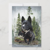 カレリアンベアードッグ 招待状 (裏面)