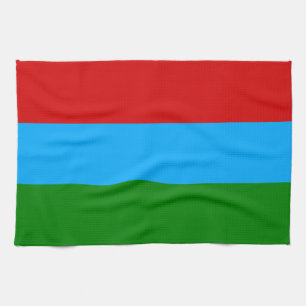 カレリア共和国の旗 キッチンタオル