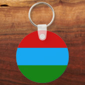 カレリア共和国の旗 キーホルダー (裏面)