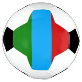 カレリア共和国の旗 サッカーボール (回転)