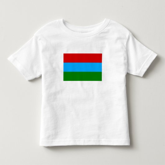 カレリア共和国の旗 トドラーTシャツ (正面)