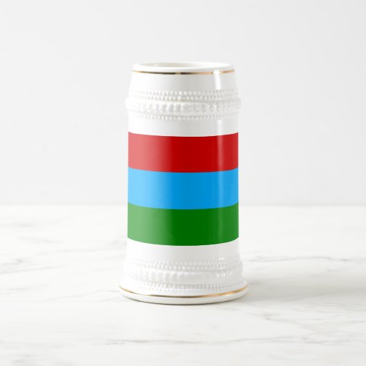 カレリア共和国の旗 ビールジョッキ (中央)