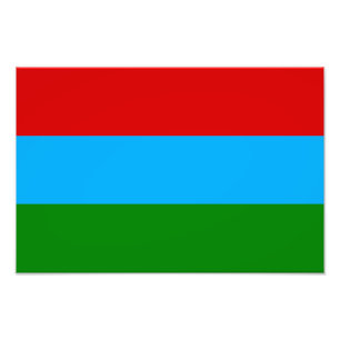 カレリア共和国の旗 フォトプリント
