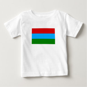 カレリア共和国の旗 ベビーTシャツ