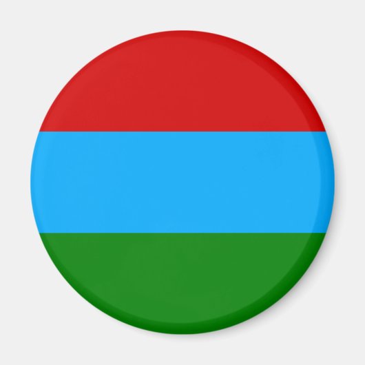 カレリア共和国の旗 マグネット (正面)