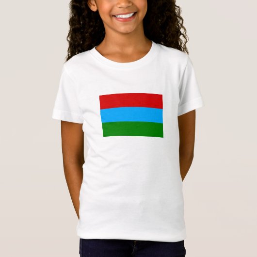 カレリア共和国の旗 Tシャツ (正面)