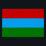 カレリア共和国旗 ポスター<br><div class="desc">カレリア共和国の愛国旗</div>