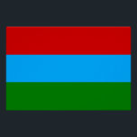 カレリア共和国旗 ポスター<br><div class="desc">カレリア共和国の愛国旗</div>