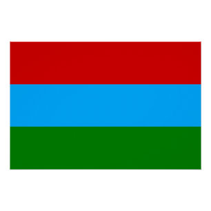 カレリア共和国旗 ポスター