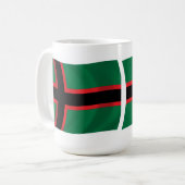カレリア国旗のマグカップ コーヒーマグカップ (正面左)