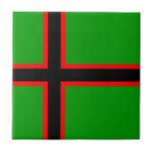 カレリア国旗 タイル (正面)