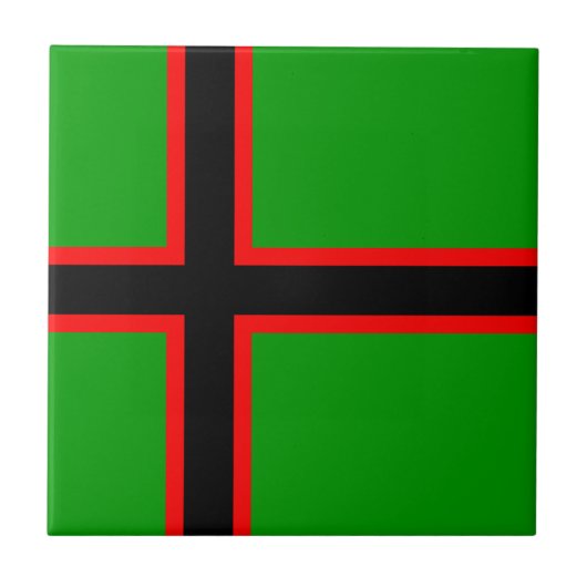 カレリア国旗 タイル (正面)