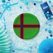 カレリア国旗 ペーパープレート (パーティー)