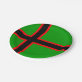 カレリア国旗 ペーパープレート (アングル)