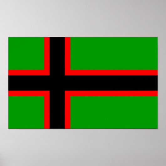 カレリア国旗 ポスター (正面)