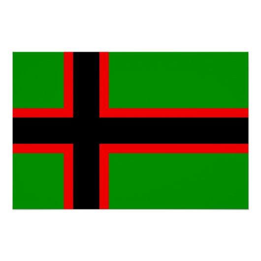 カレリア国旗 ポスター (正面)