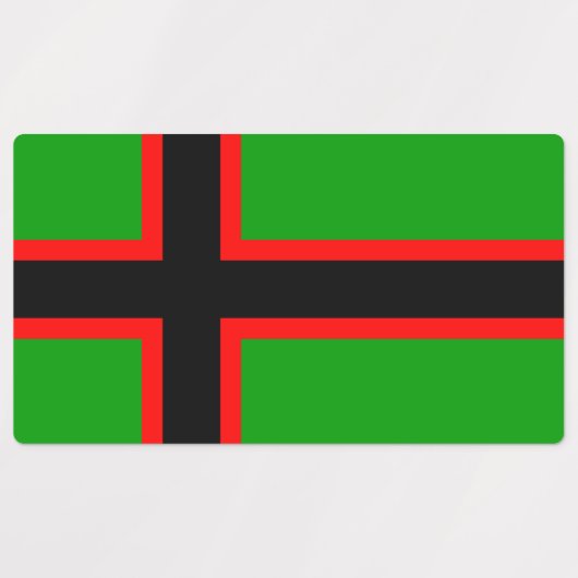 カレリア国旗 ラベル (デザイン2)