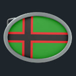カレリア国旗 卵形バックル<br><div class="desc">カレリアの愛国国旗。</div>
